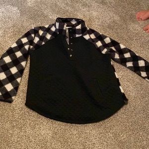 Maurice’s snap front pullover sweatshirt 0X